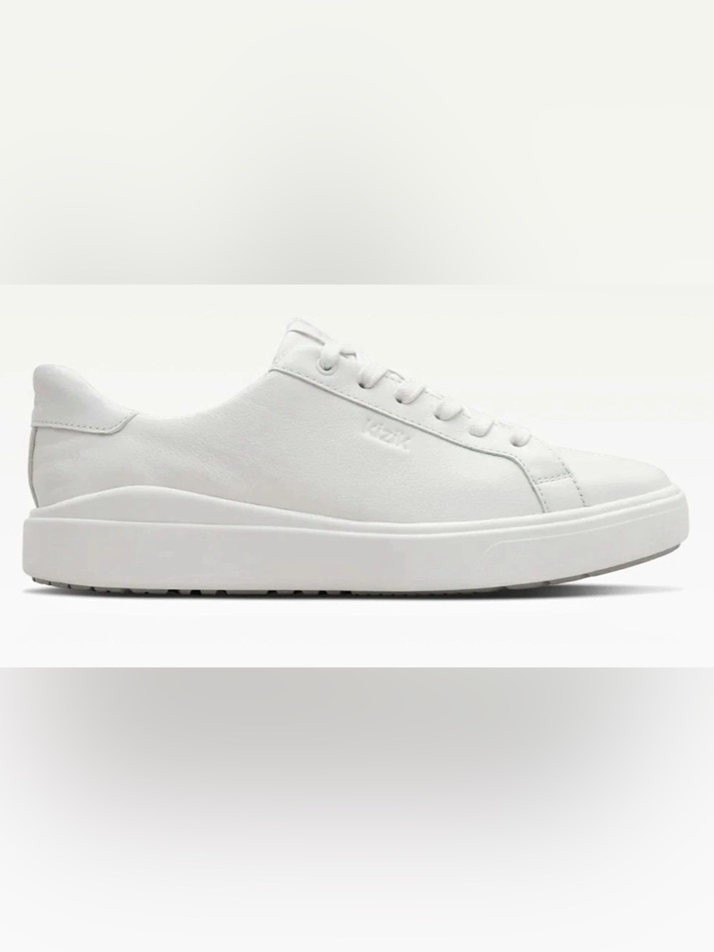 New Kizik Vegas 2 White Leather Sneakers